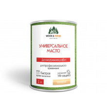 ЦВЕТНОЕ УНИВЕРСАЛЬНОЕ МАСЛО WOOD & HOUSE Серия "ПРОФИ"