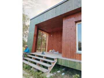 Масло для фасадов проф Wood&House цвет тайга, коньяк
